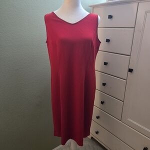 🩵 2/$10 or 3/$14  Evan Picone Red Sleeveless Dress